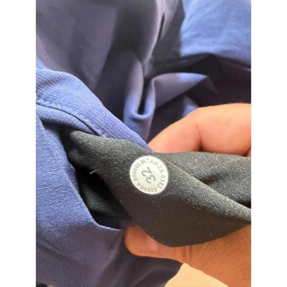 Lululemon Commission Shorts 32 Golf Chino Nylon Stretch Blue Casual - Picture 4 of 6